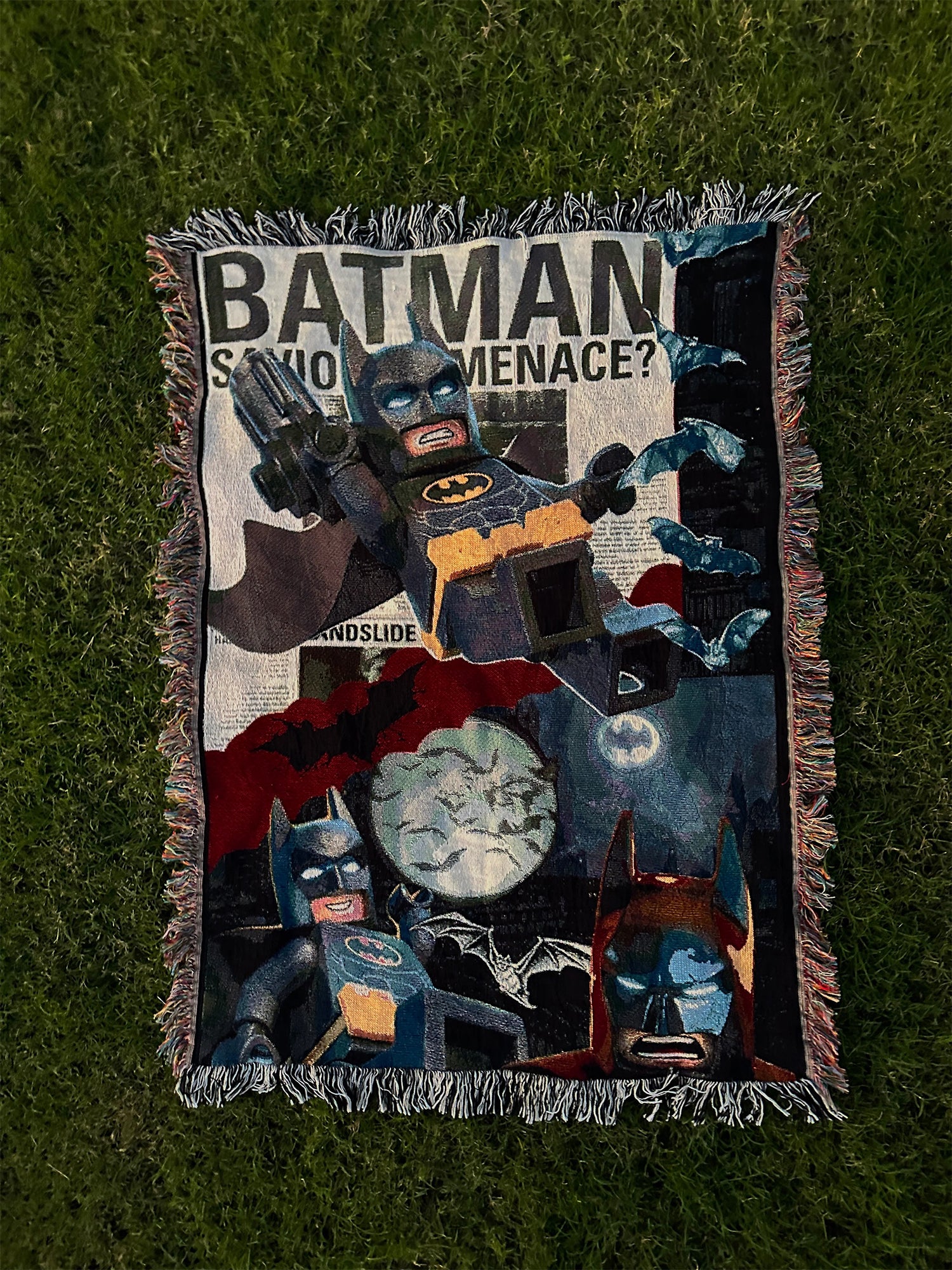 Midnight Hero Woven Blanket